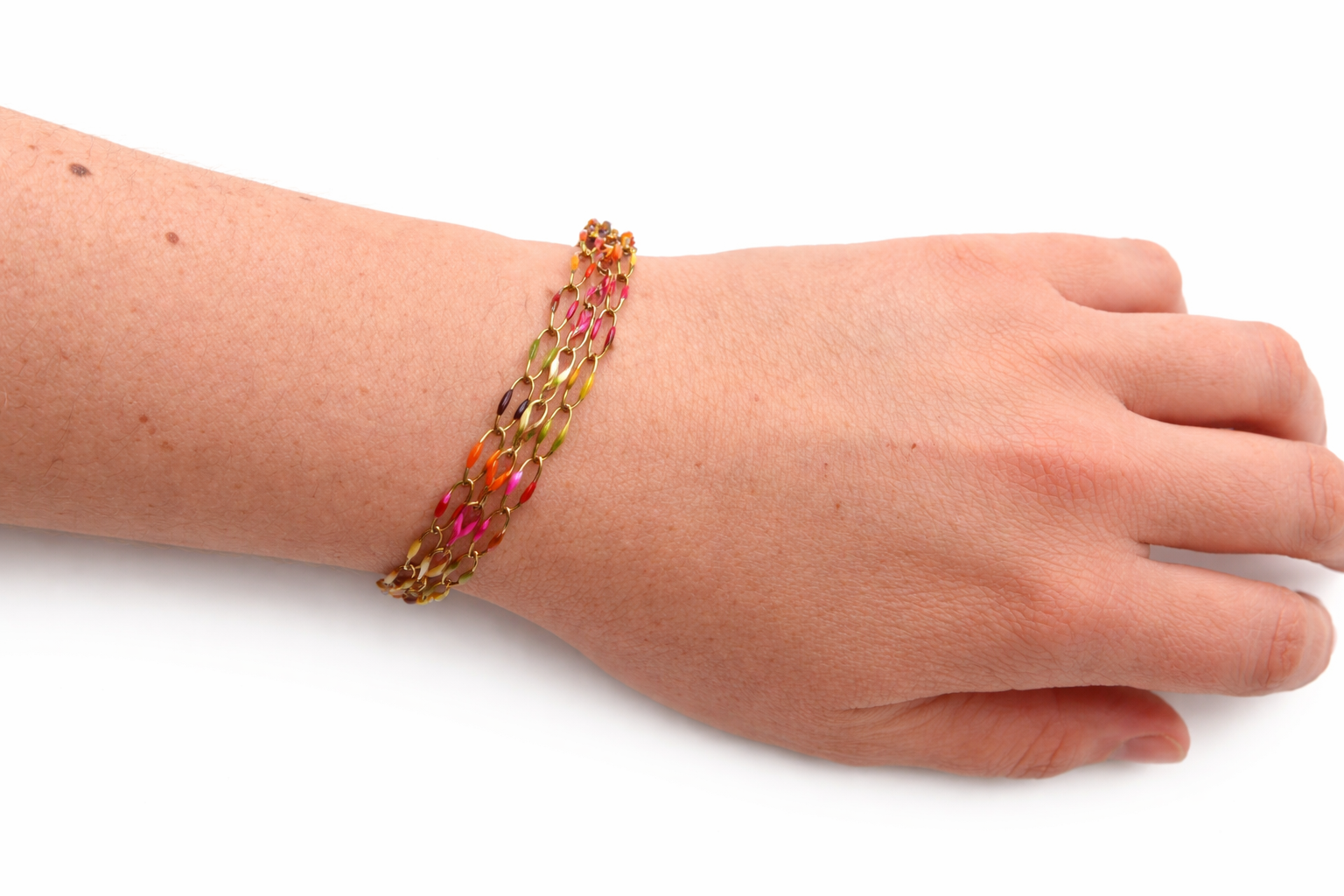 Armbandje goud- of zilverkleurig